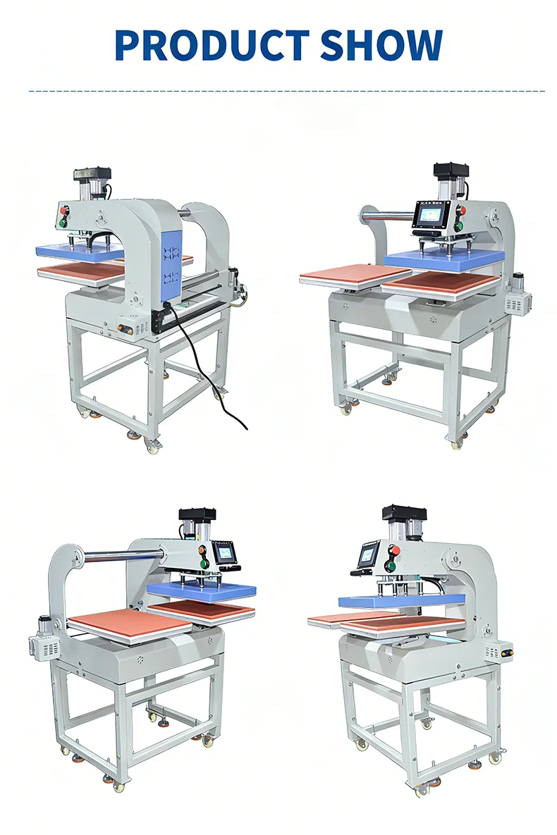 Factory Directly Auto 38x38 40x50 40x60 Pneumatic Driven Heat Press Machine  for T-shirts Sublimation Mugs Printing manufacture