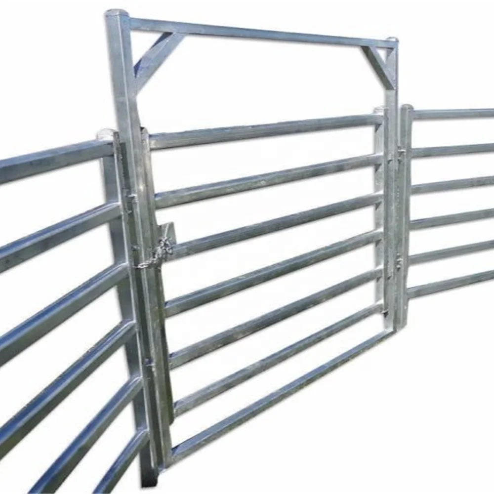 product best selling horse farm fence galvanized farm metal yard fence gates cattle panel horse panel-1