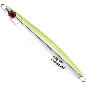 UV Flash Electroplated Glow-in-the-Dark Metal Jig, Shore Cast Slow Pitch Lure, Long Cast Fall Jig for Boat Fishing Mackerel – Metal Jig – view 2