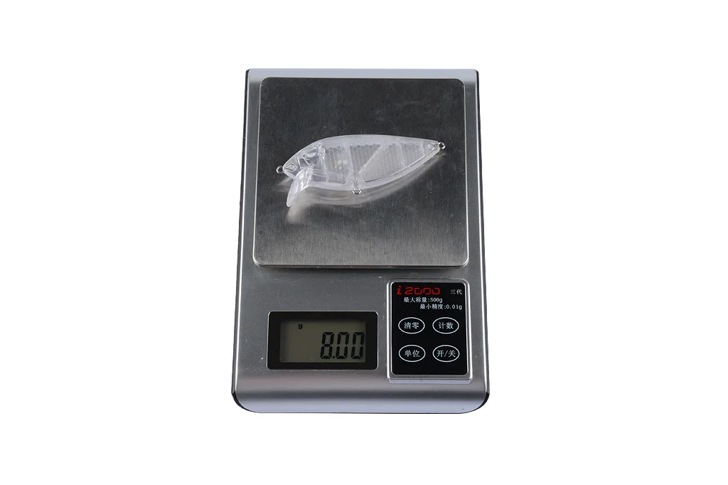 80mm 8g Large Vib Bait Square Bill Lure Blanks Saltwater Topwater