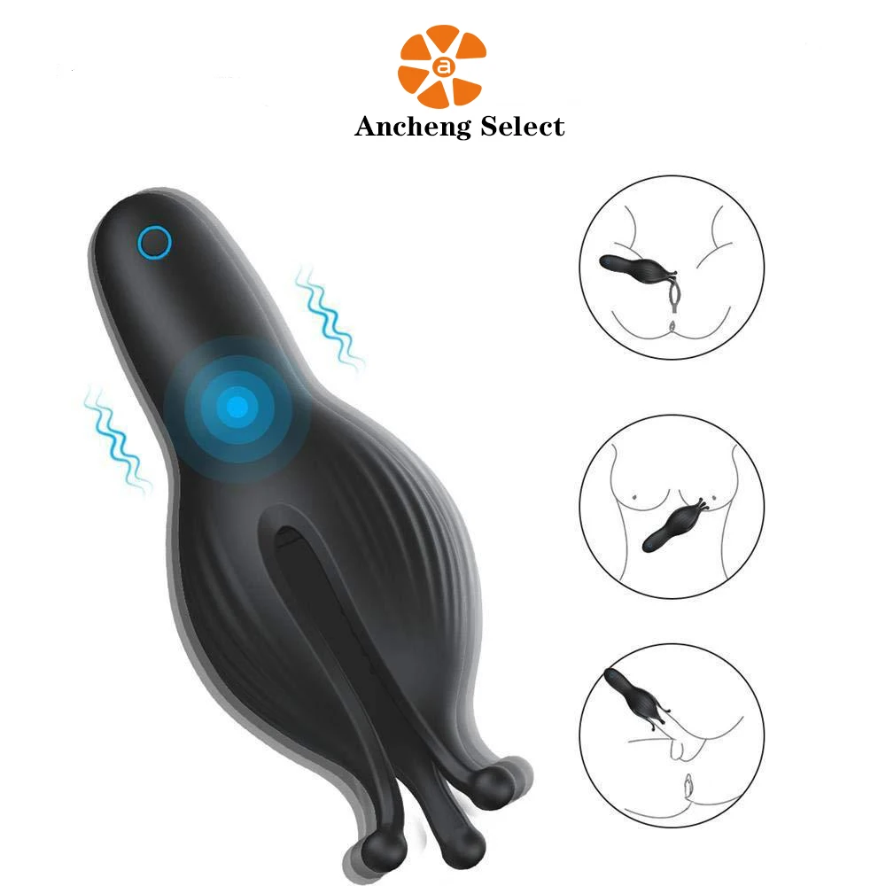 Electric Glans Penis Exercise Delay Trainer With 10 Frequency Vibration Oral Sex Automatic Masturbator for Man Penis Exerciser