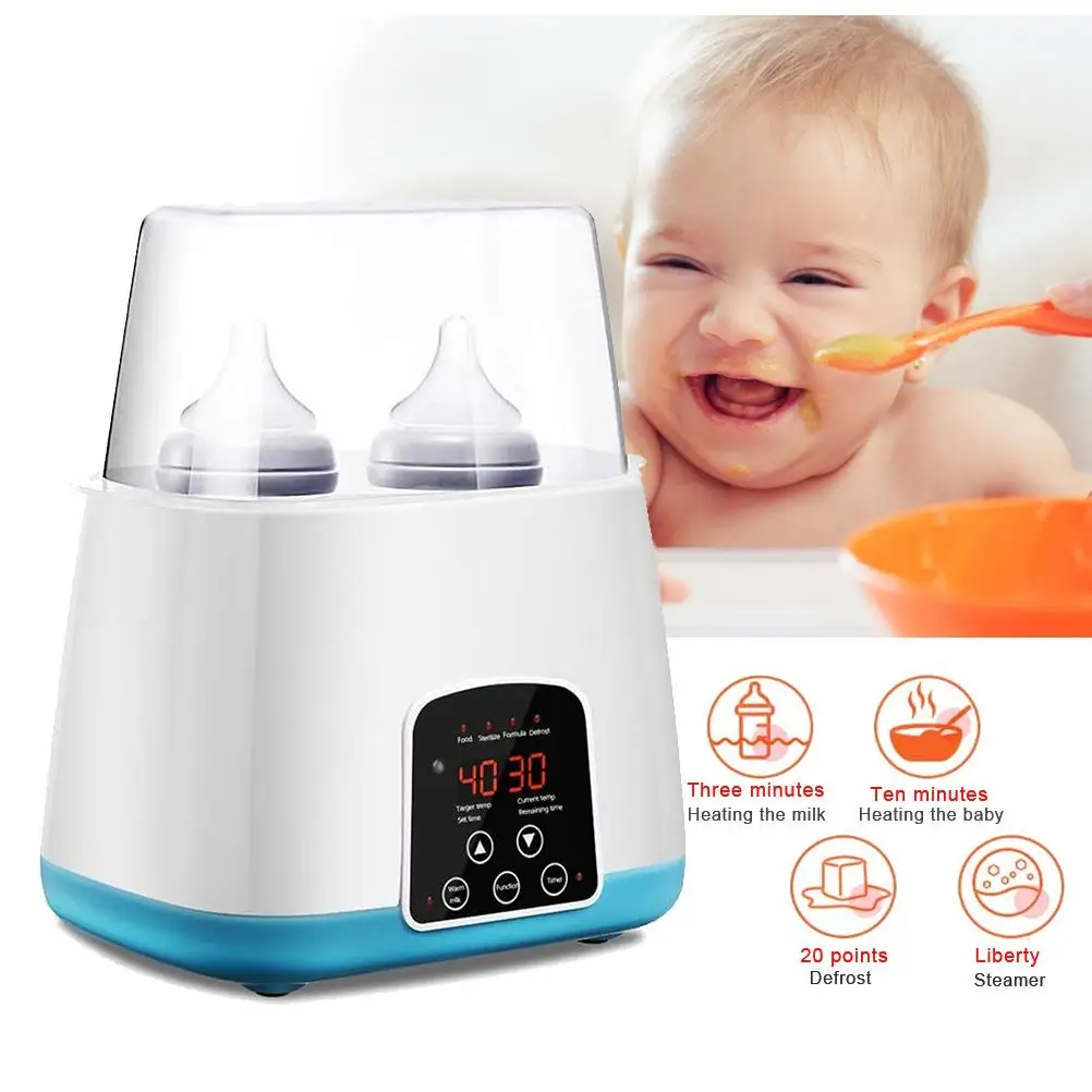 5 In 1 Breast Milk Warmer Baby Food Heater & Steam Sterilizer Lcd ...