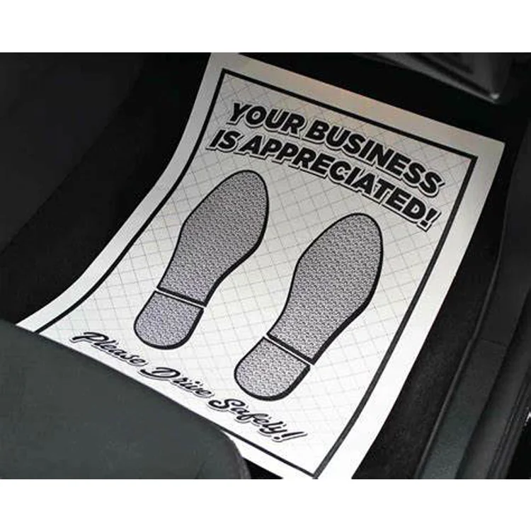 Custom Material/design/size Printed Personalized Car Foot Mat Carpet