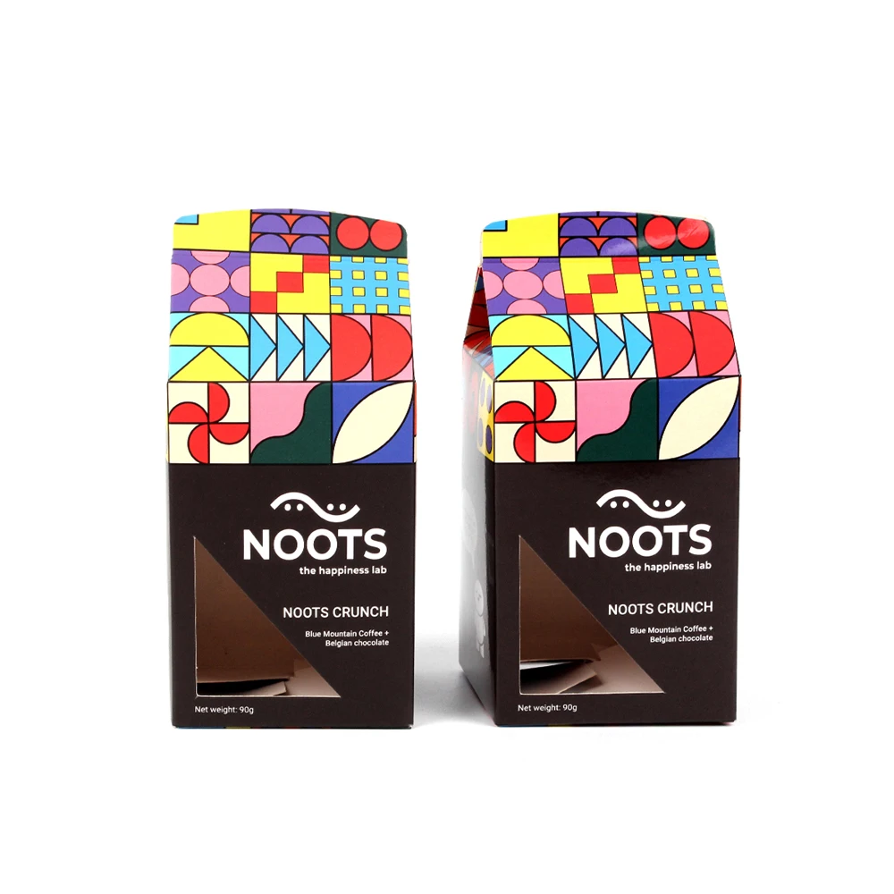 Подарочные коробки из крафт-бумаги с принтом на заказ, розового цвета, в форме молока, Упаковочная бумажная коробка