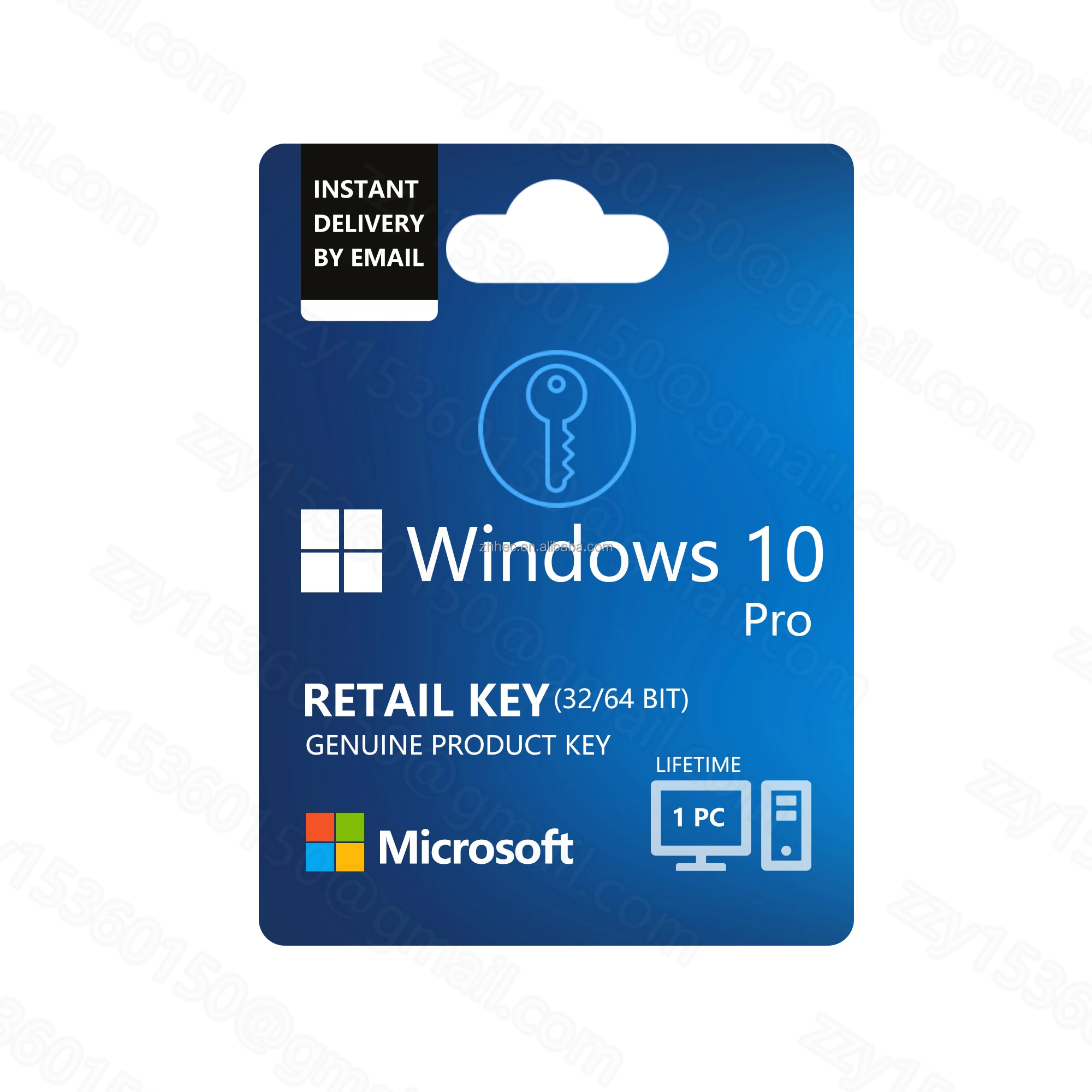 Онлайн 24 часа в наличии электронная почта доставка Win 10 Pro Key Windows 10 Pro цифровой ключ 64 бит/32 бит только код ключа