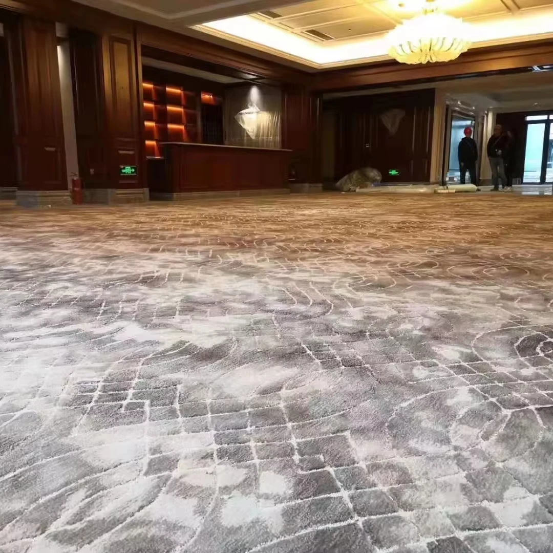 Custom Luxury Pattern Design 80% Wool 20% Nylon High Quality Axminster Carpet for 5 Star Hotels Banquet Auditorium