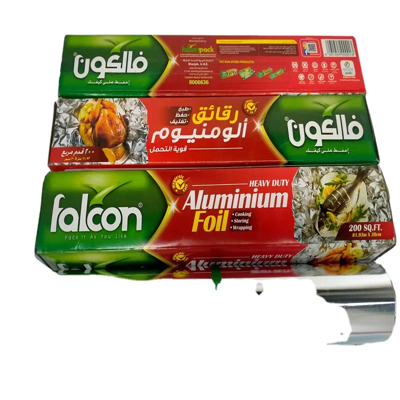 Falcon Aluminium Foil Paper Tinfoil Roll Price Household Food Packaging  Manufacturer - China Strong Ductility, Multiple Use