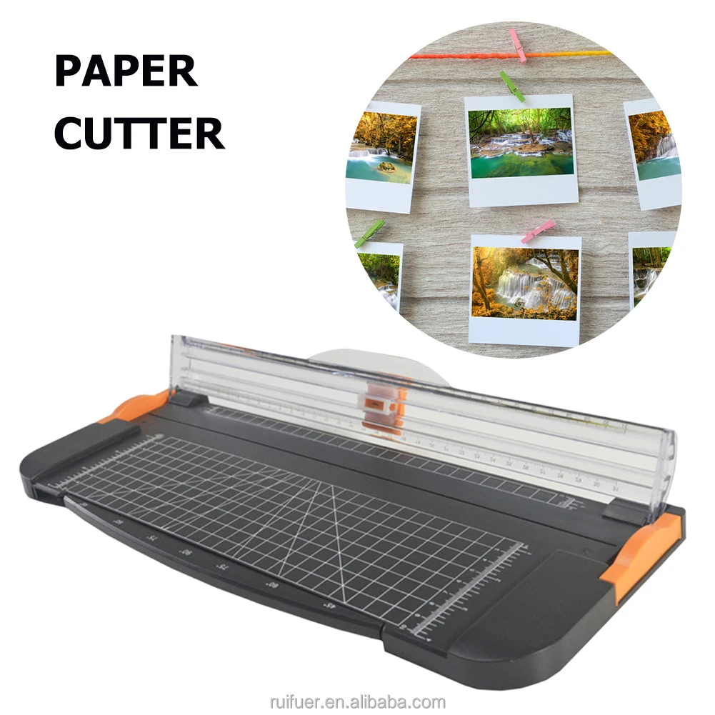 Paper Cutter 12 Inch Titanium Paper Trimmer Scrapbooking Tool with