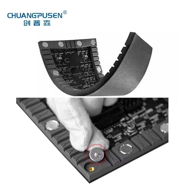 Flexible Led Fabric Soft Led Screen Rollable Display Flexible Programmable Led Display Panel