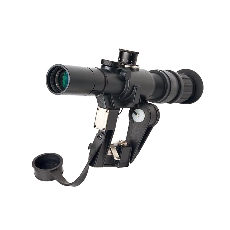 Focuhunter 4x26 SVD Scope Sight Hunting Telescopic Sight PSO 1/4'' Hunting Scope & Accessories