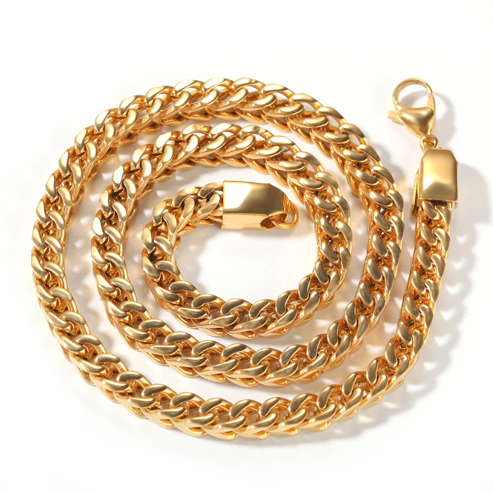 6mm Silver Gold 316 Stainless Steel 