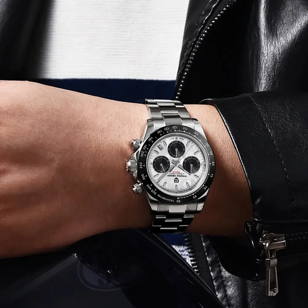 PAGANI DESIGN PD-1644 - Luxury Quartz Watch with Meteorite Dial