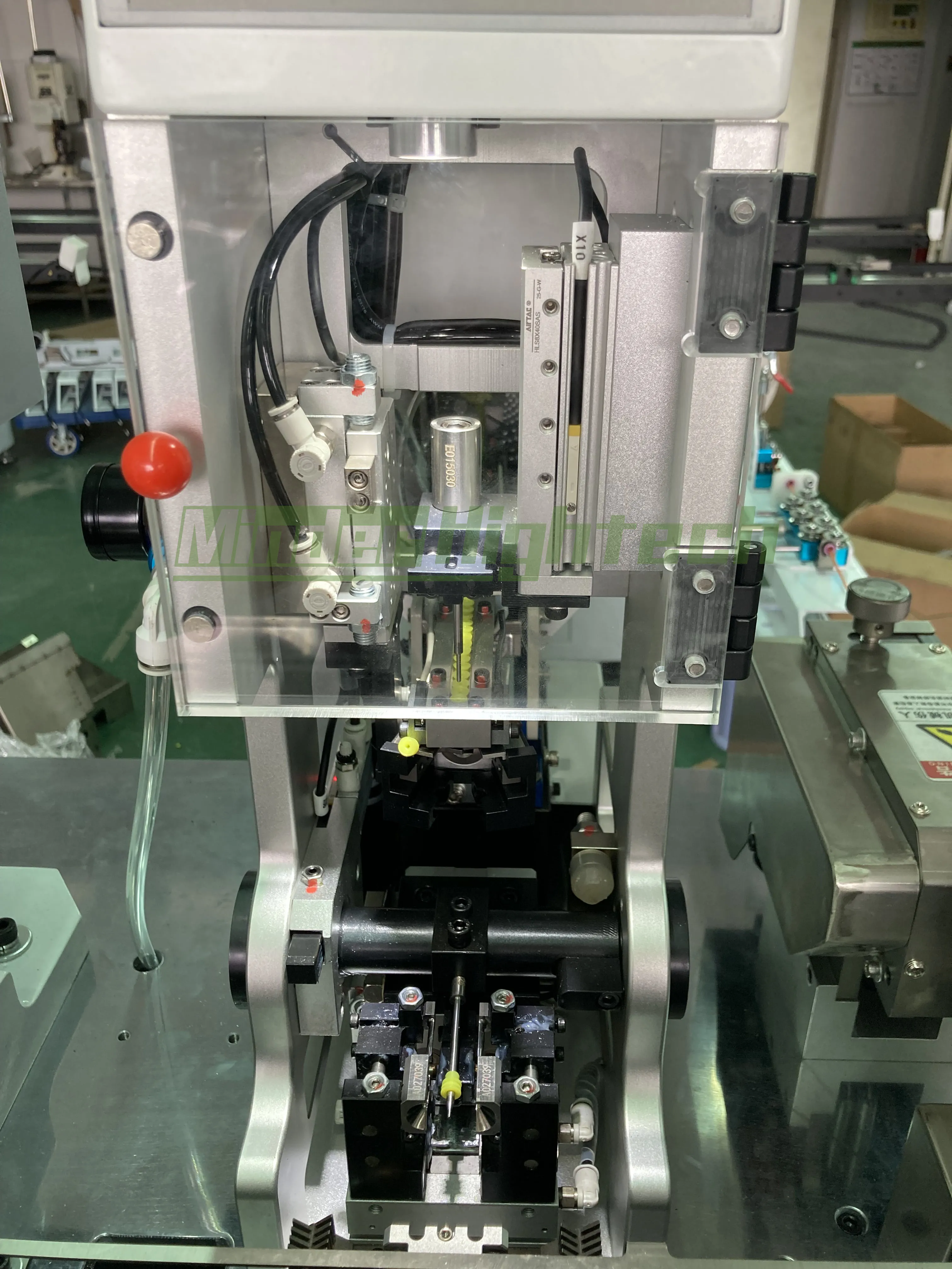 Fully Automatic Wire Cable Cutting Stripping Single Head Wire Seal Plug ...