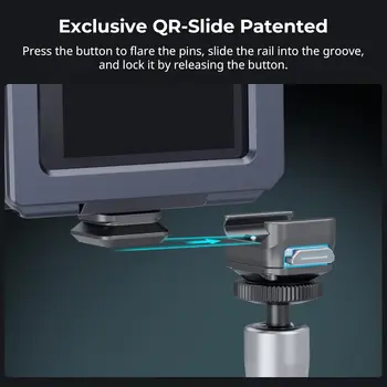 For SmallRig HawkLock H21 Universal Quick Release Mount Dual-Direction QR-Slide NATO Rail Plate Kit with Anti-Deflection detail image