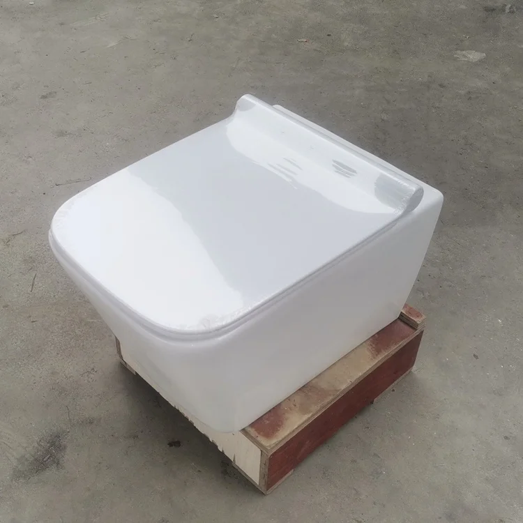 Cheap Price White Color Ceramic Black to Wall Hung Toilet European