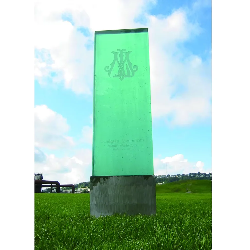 Modern SE1505 Spiritual Evening Design for Memorial and Cemetery Usage Stone Monument Pet Funeral Supply Baby Colorful Headstone