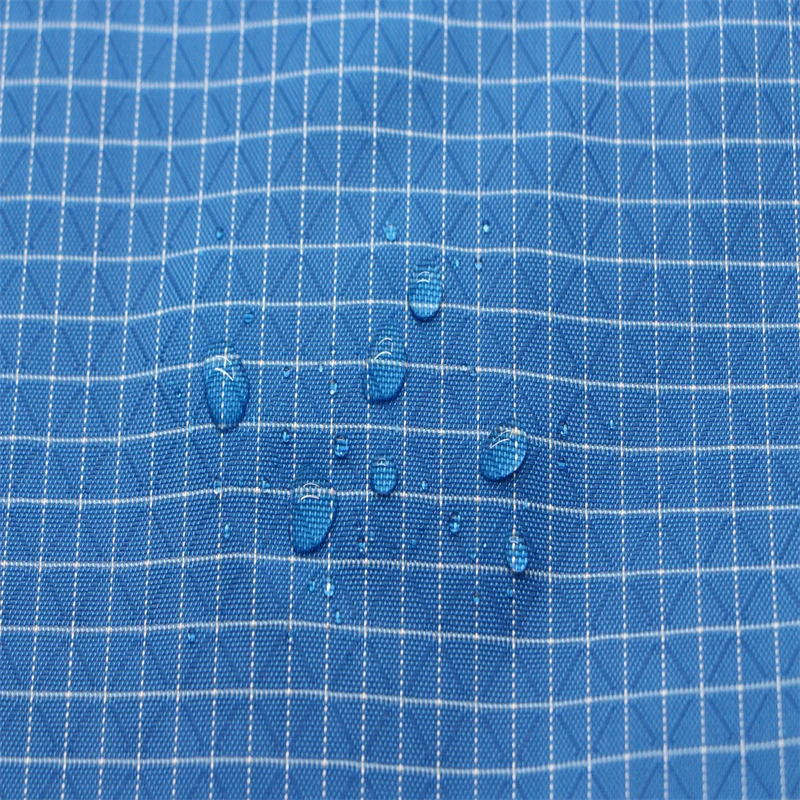 UHMWPE ткань Gridstop нейлон с высокомолекулярной полиэтиленовой пряжи водоотталкивающая полиуретановая ripstop