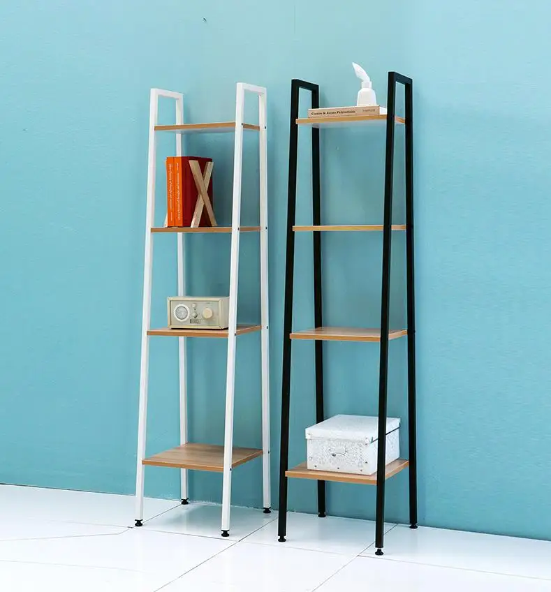 4-уровневая промышленная лестница книжный шкаф стоящие книжные полки для