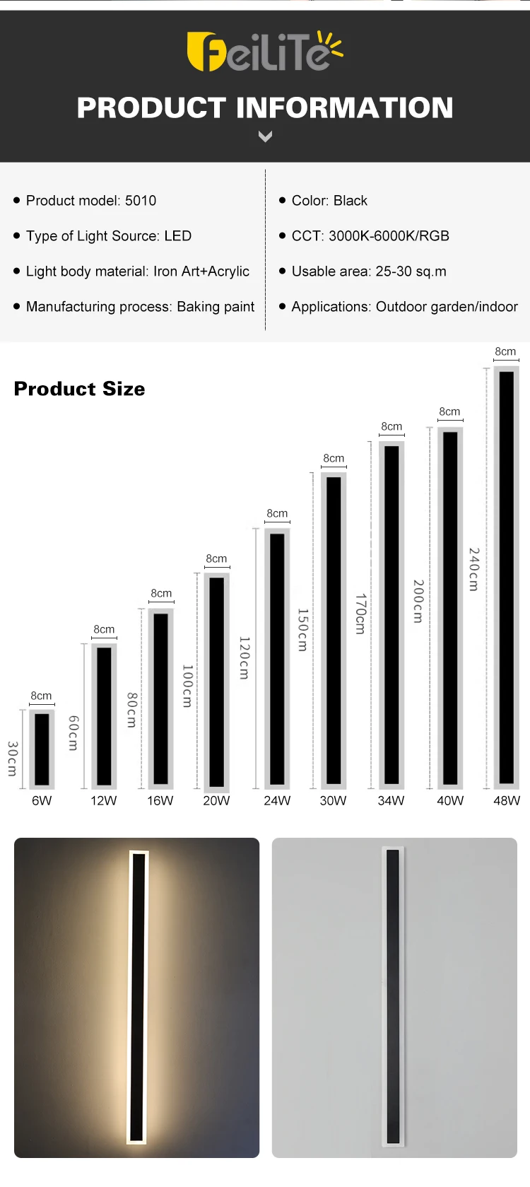 Black And Gold LED Wall Sconce Modern Indoor Wall Lamps Fixtures For Bedroom, Hallway, Kitchen, Stairs From Ddmyhome, $44.33 - View #3