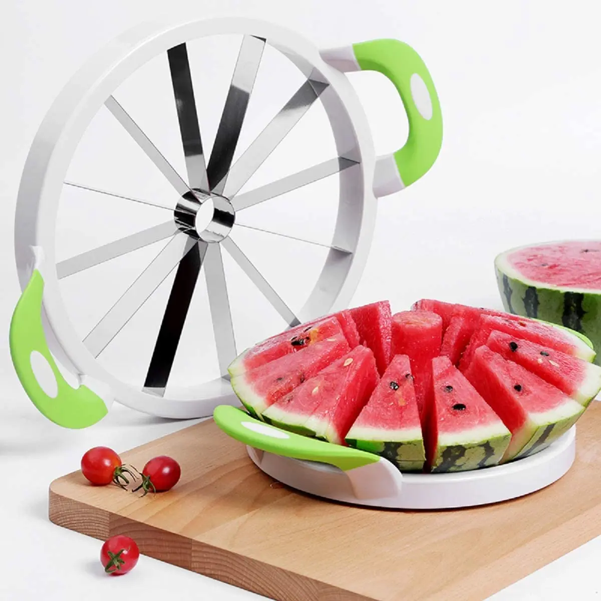 Stainless Steel Watermelon Cutter, Large Fruit Watermelon Slicing