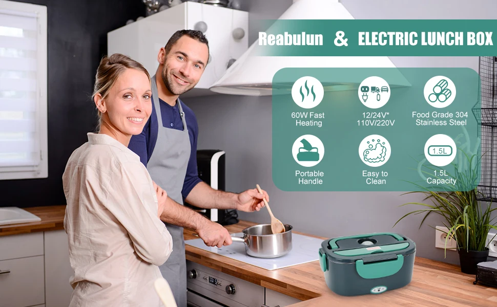 Electric Lunch Box - Keep Your Food Warm & Portable