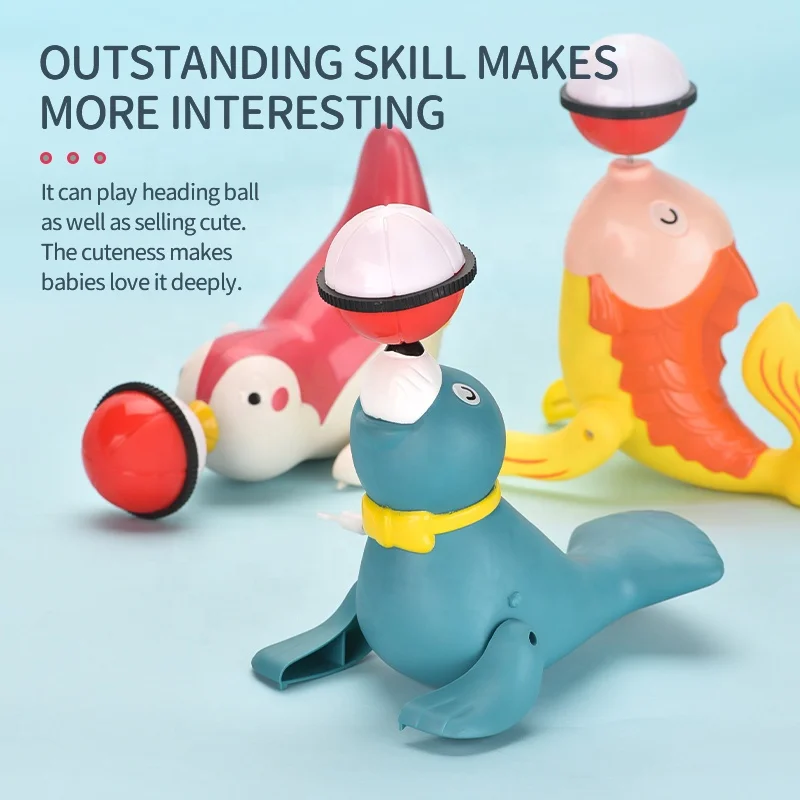 Детский Заводной игровой шар дельфин животные заводные игрушки морской лев акробатика игрушка-животное заводная