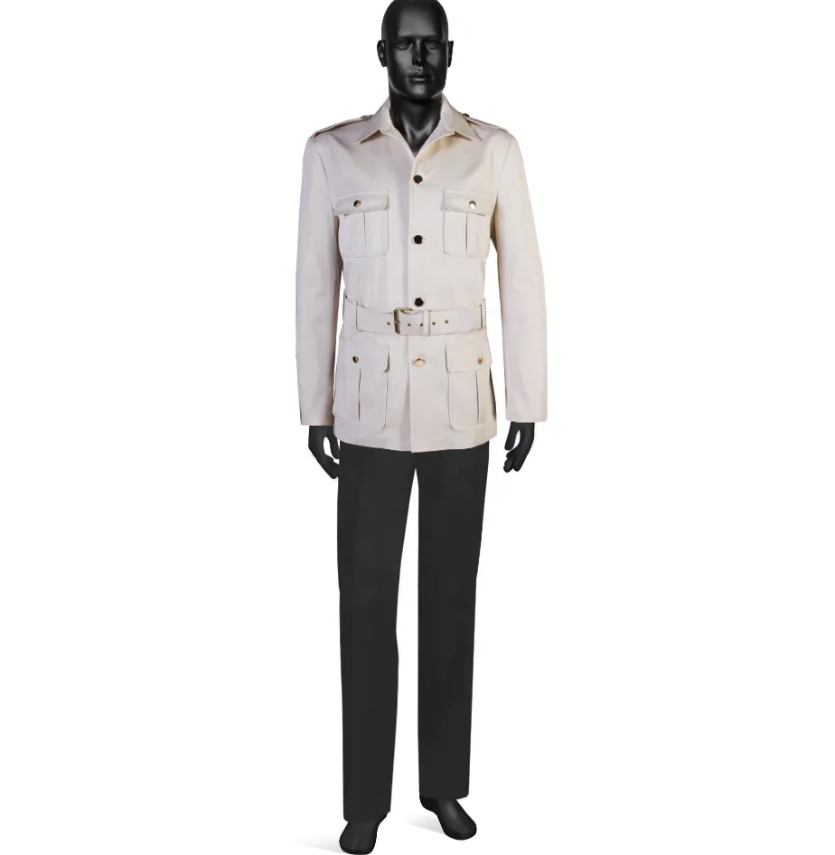 High Quality Customized Full Polyester Men's Hotel Security Uniforms Bellboy Doorman Concierge Hotel Staff Uniforms