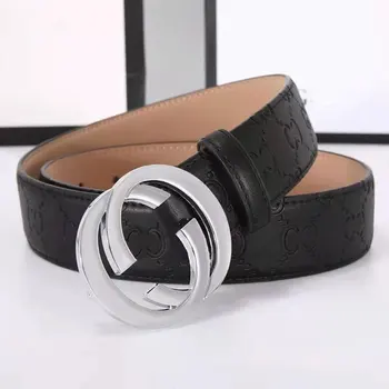 Wholesale Leather PU Belt Luxury Designer Fashion Trend Men And Women Belt