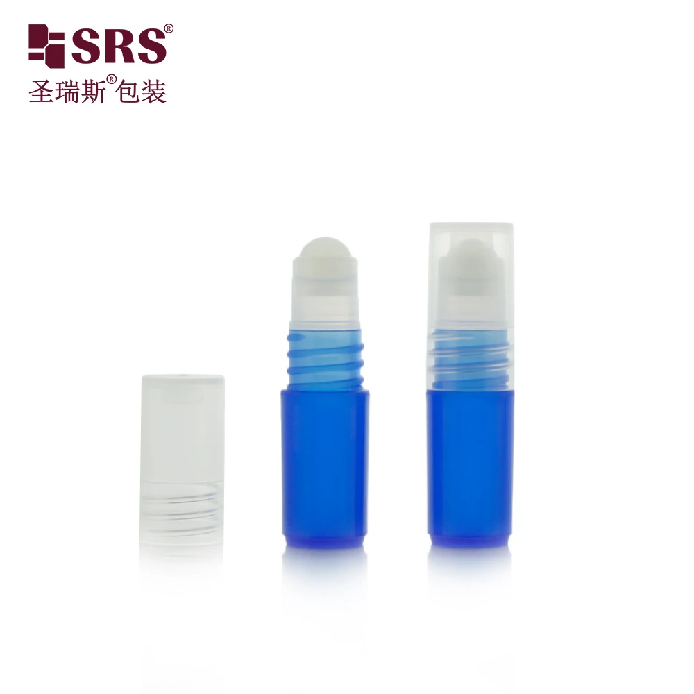 SRS Factory Customization Plastic Unique Design Plastic Roller Ball Container 3ml Bottle Roll On