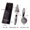 Pizza cutter cheese shovel with box