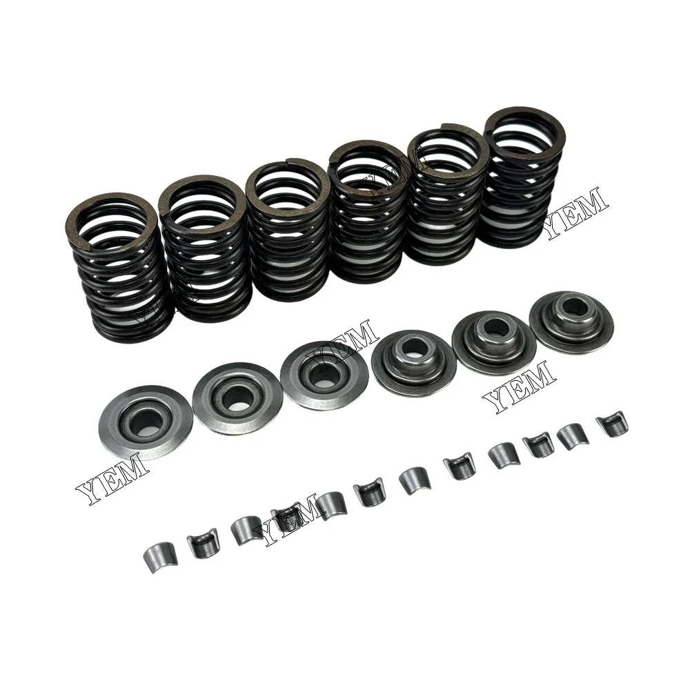 Valve Spring Valve Spring Retainer Valve Cotter Fit for Mitsubishi K3E Engine