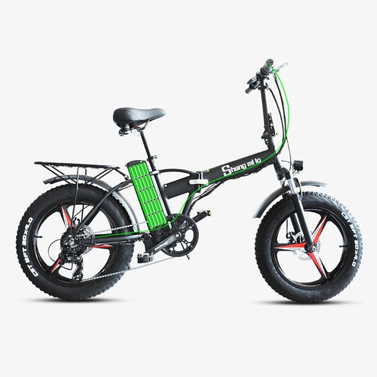 2022 EU Warehouse Shengmilo MX20 Electric Bike Fat Tire, 500W Power