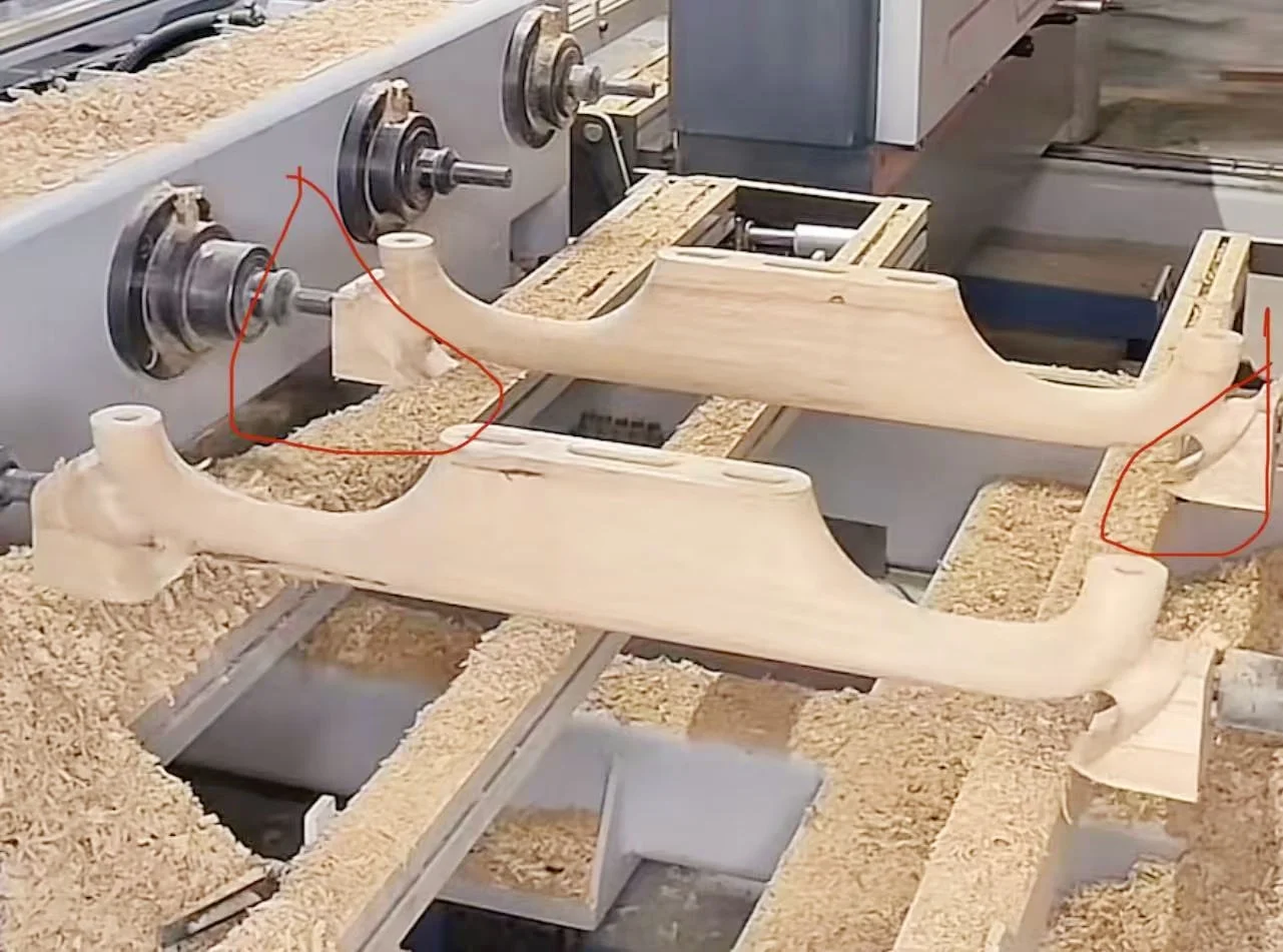 Mustang MT1228-4 5 Axis CNC Wood Milling and Drilling Machine Wooden ...