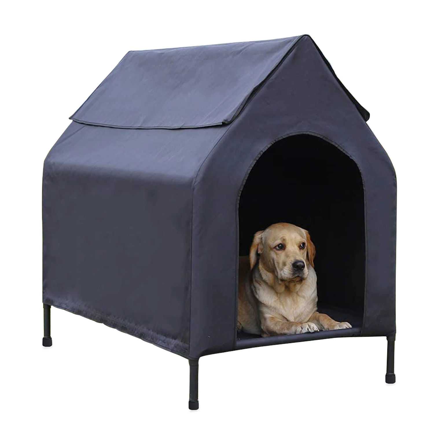 outdoor dog bed with roof
