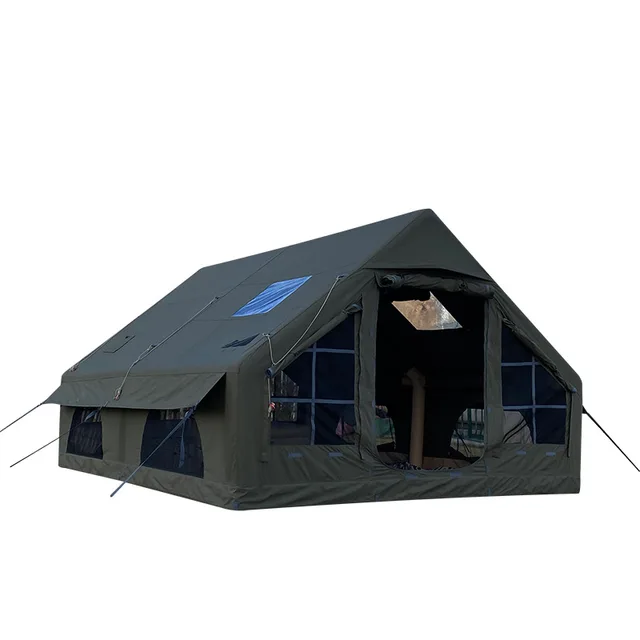 High Quality Fully Automatic Waterproof Inflatable Camping Tent Wholesale Outdoor Cotton Cloth Tent for Travel Air Tent