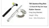 Ring Stick With 1-33 Round HK Ring Sizer Gauge And Rubber Hammer