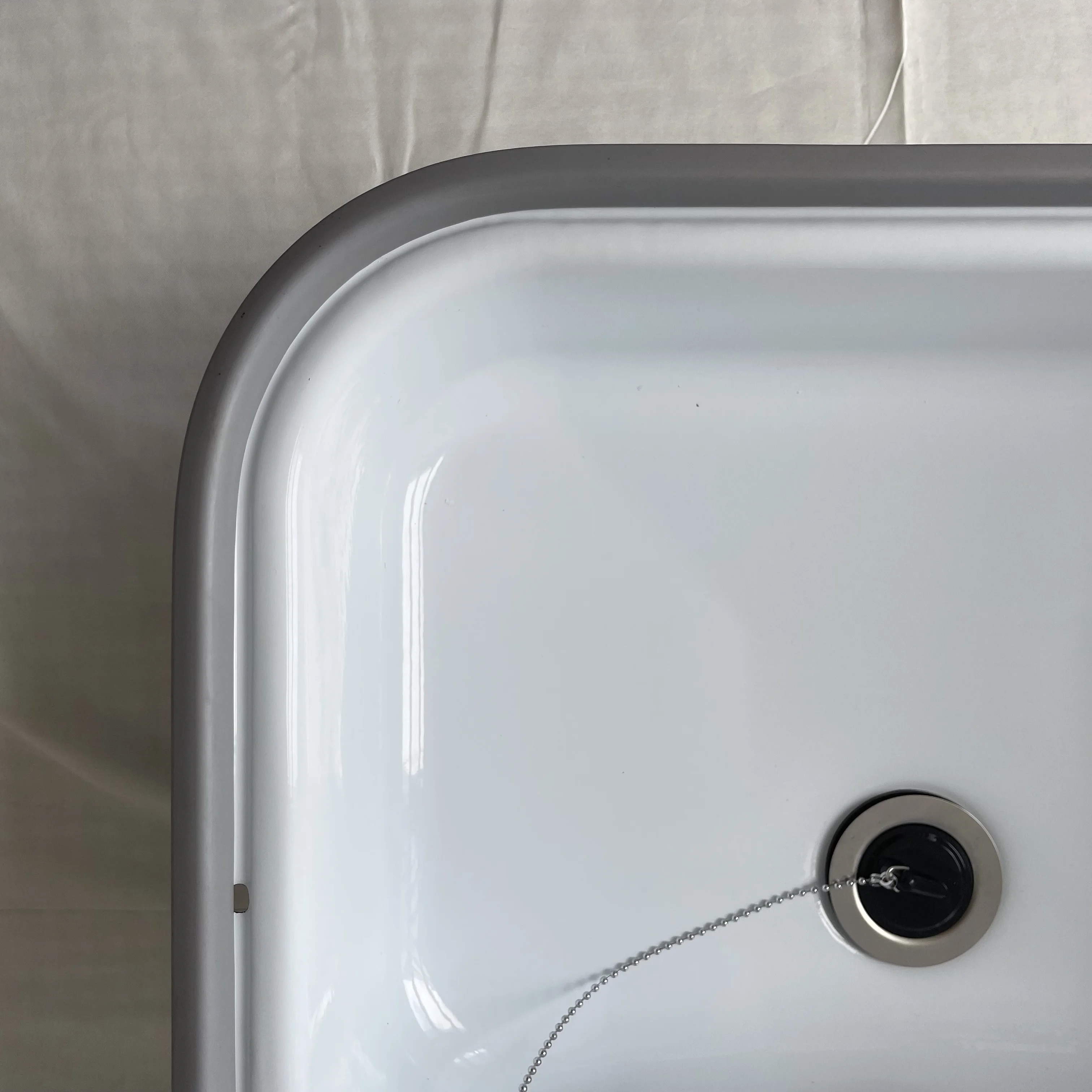 510 Mm Wide Round Circular Wallmount Enamel Steel Garden Small Hand