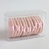 20 unidades - enviar en caja redonda - rosa pálido redondo