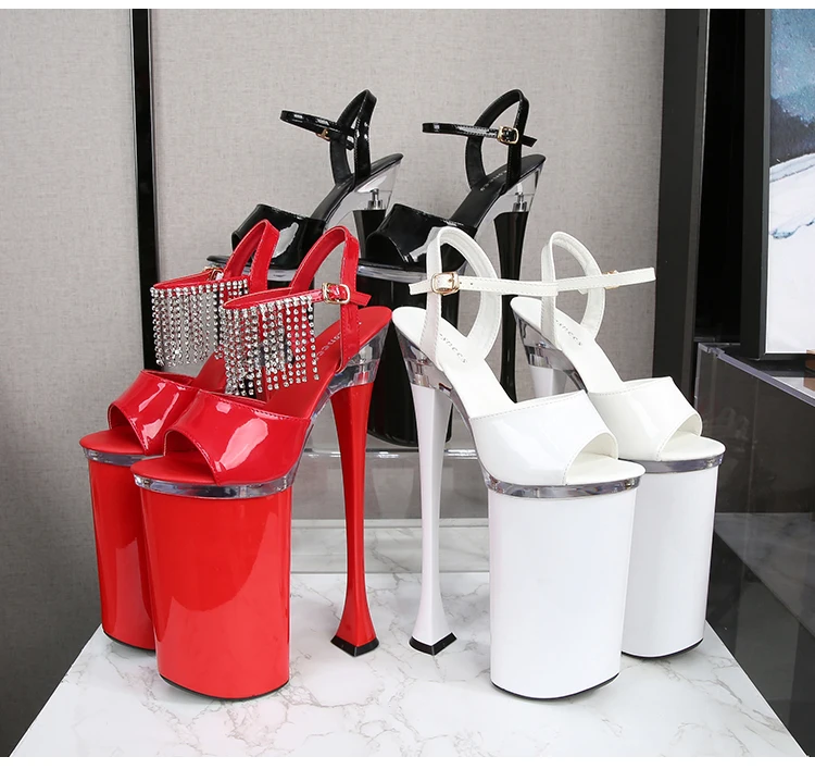 Fashion High Heels Shoes for Women Summer New Arrivals 26 cm High Heel Exotic Dance Unique Pole Dance Wear Woman Shoes