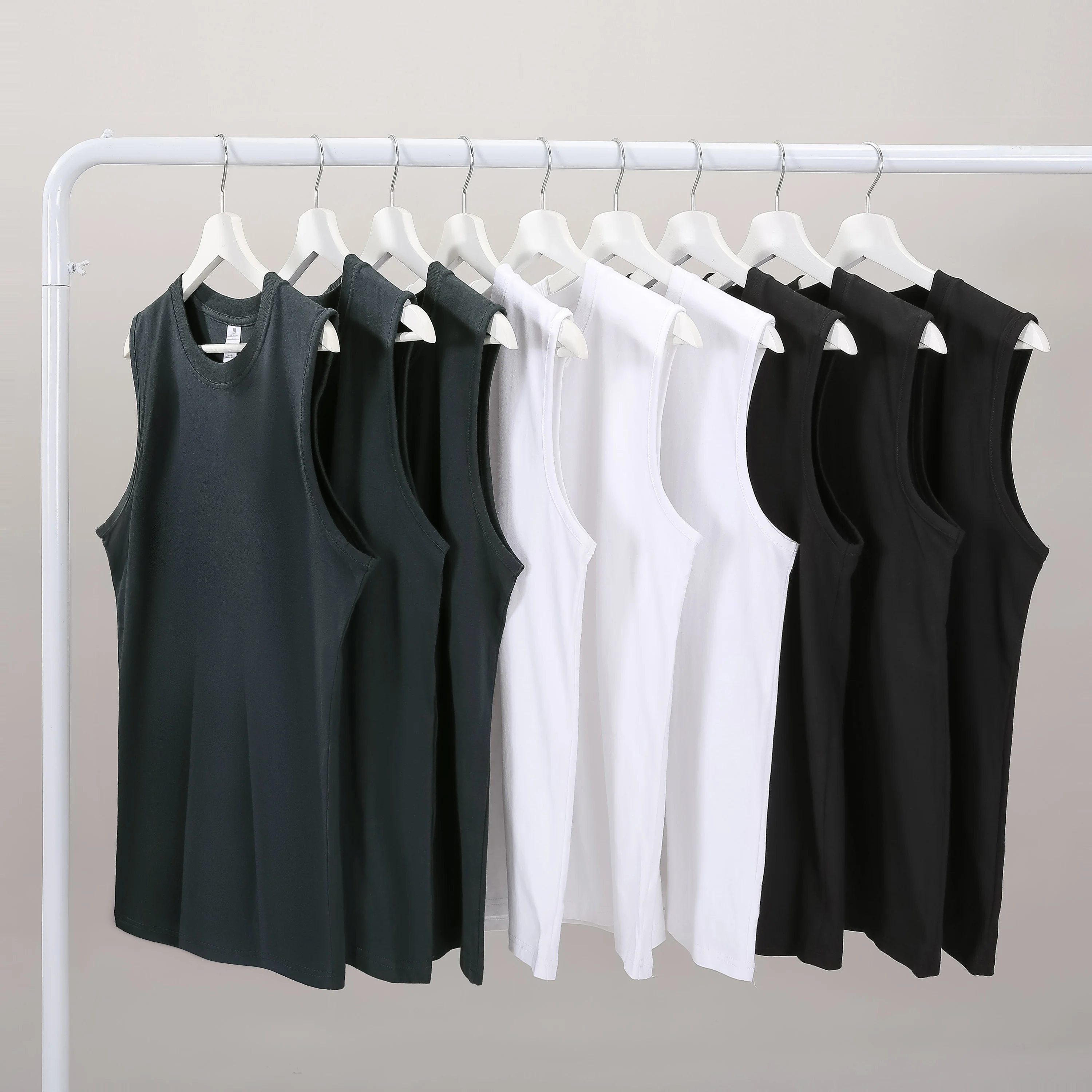 Men's Loose Fit Heavyweight Hot Selling Gym Tank Top Cotton Muscle Vests Workout Clothing Mens Sport Men's Loose Fit Heavyweight Hot Selling Gym Tank Top Cotton Muscle Vests Workout Clothing Mens Sport