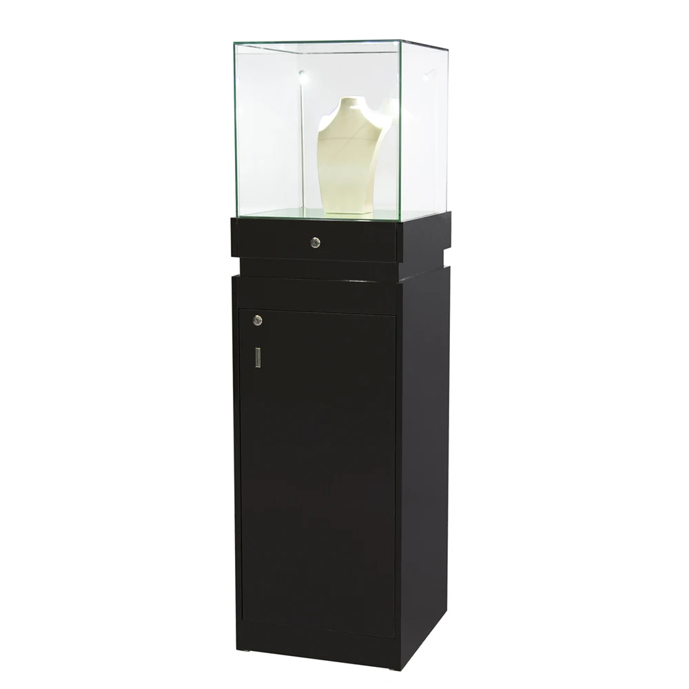2022 New Design Customized High Quality End Glass Wooden Modern museum Display case for Product Display