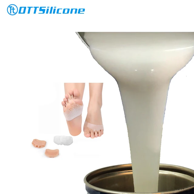 Medical Grade Silicone for Insoles Pad Making RTV-2 Silicone Rubber