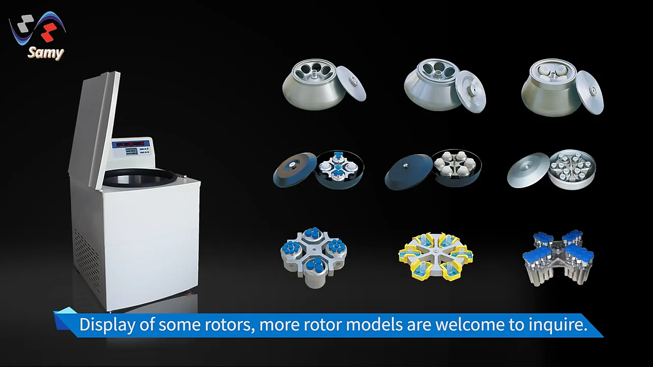 Vl7f Medical Cold Centrifuge Hospital Blood Station Vertical Low Speed 6*2400ml 1200ml Large