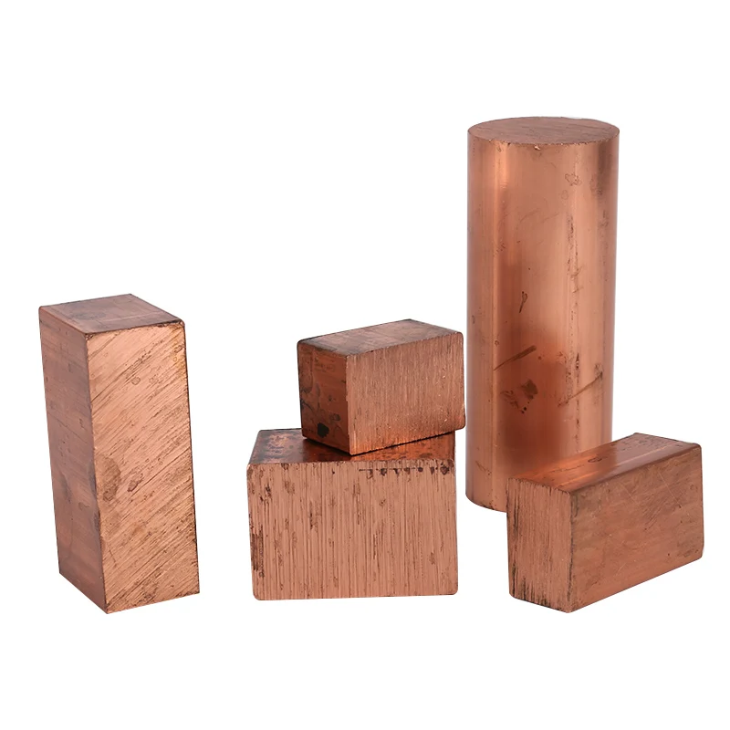 Competitive Price Copper Lump Customize Size 5-20mm Metal Copper Ingot Cu Block for Industry Usage