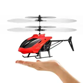 Flying induction remote control aircraft induction suspension two-way direct-lift induction unmanned aircraft sensor toy