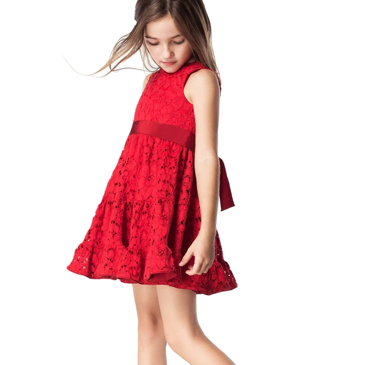 Nueva Moda De Ropa De Bebé Niña Vestido Sin Mangas Color Rojo Elegante  Vestidos De Niños Para Niñas - Buy Los Niños Vestidos De Niñas,Ropa De Bebé  Niña,Nueva Moda Vestido Product on