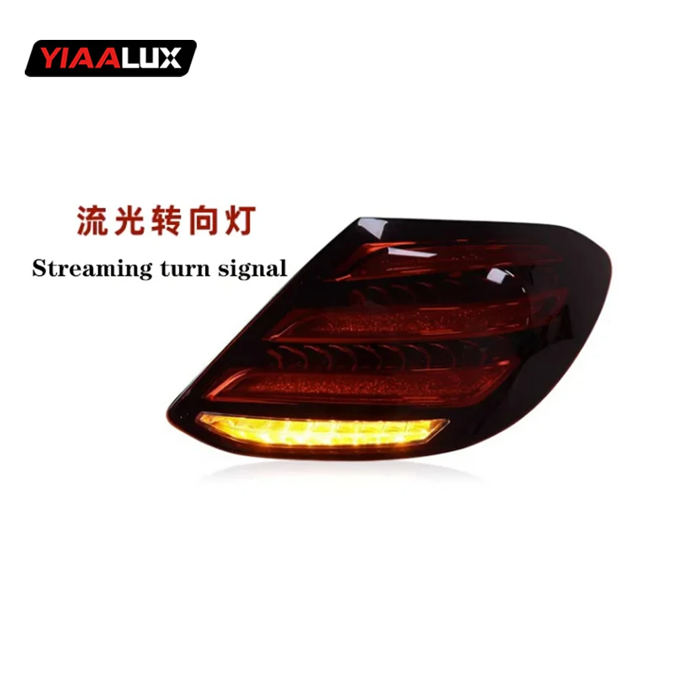 High quality 16-20 for Mercedes-Benz E-Class taillight assembly W213 modified S-Class for Maybach LED water red LED tail lights details