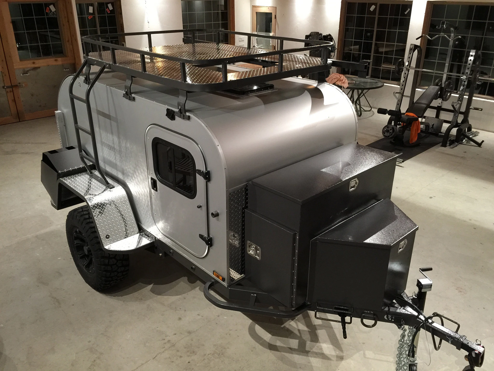 New Designed Small Offroad Camper Mini Trailer With Bathroom And Tent