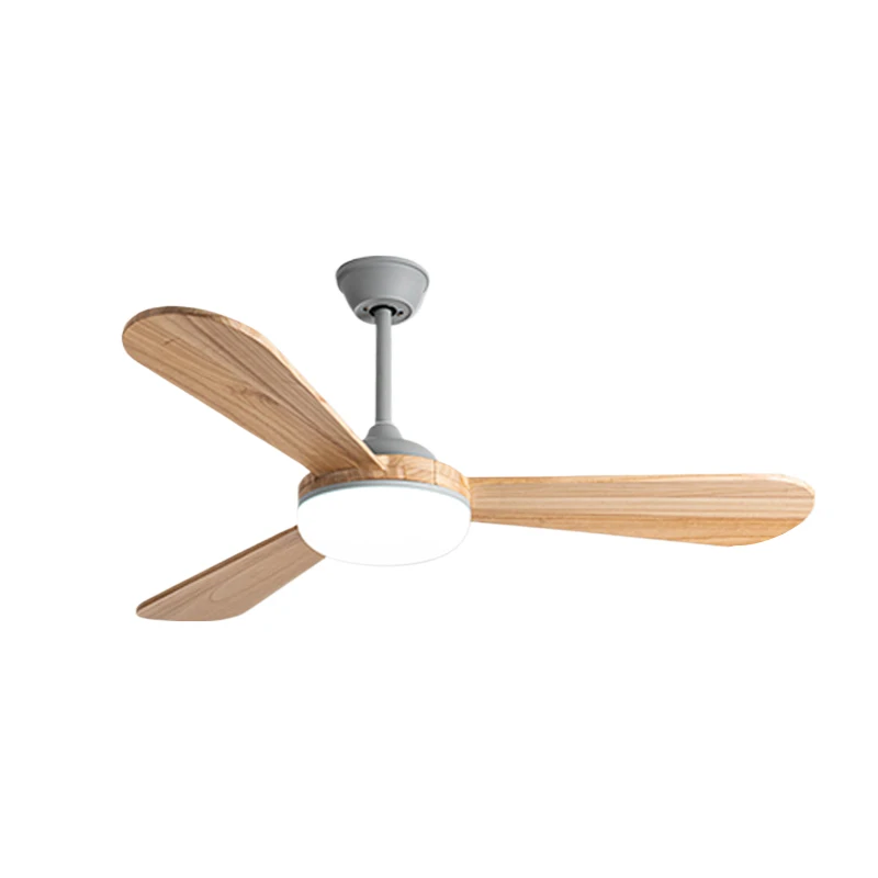 Direct Factory Kahoy na Ventilador sa Kisame na may Ilaw at Remote Dimmable 3CCT Reversible BLDC Motor Wood Blade para sa Silid-dormitoryo at Living Room