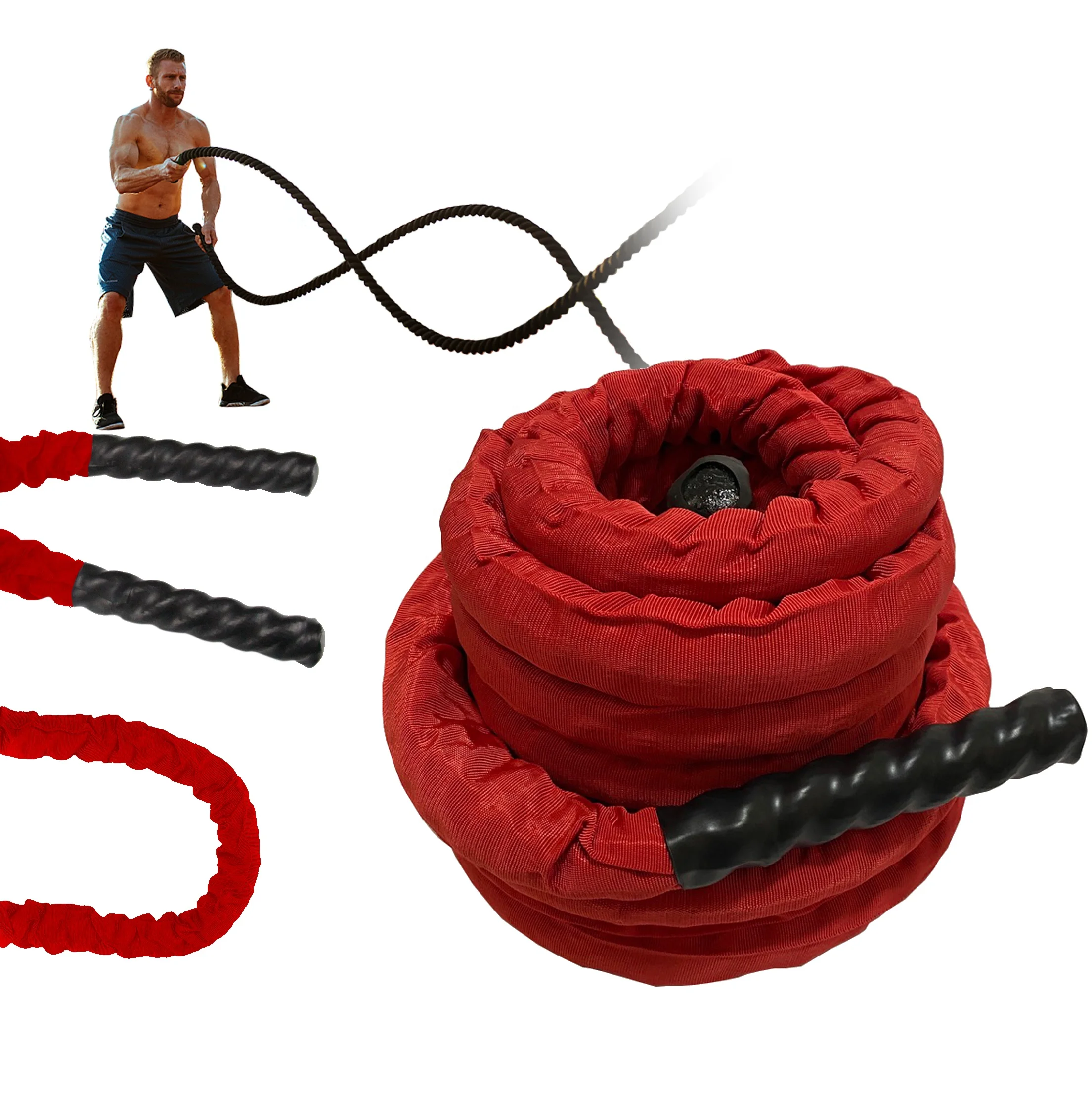 battle rope 9m 12m 15m battle rope sleeve gym equipment  battle rope